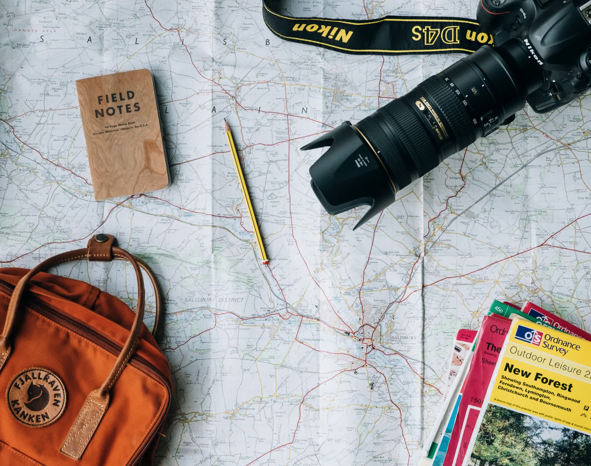 Luxury travel destination background